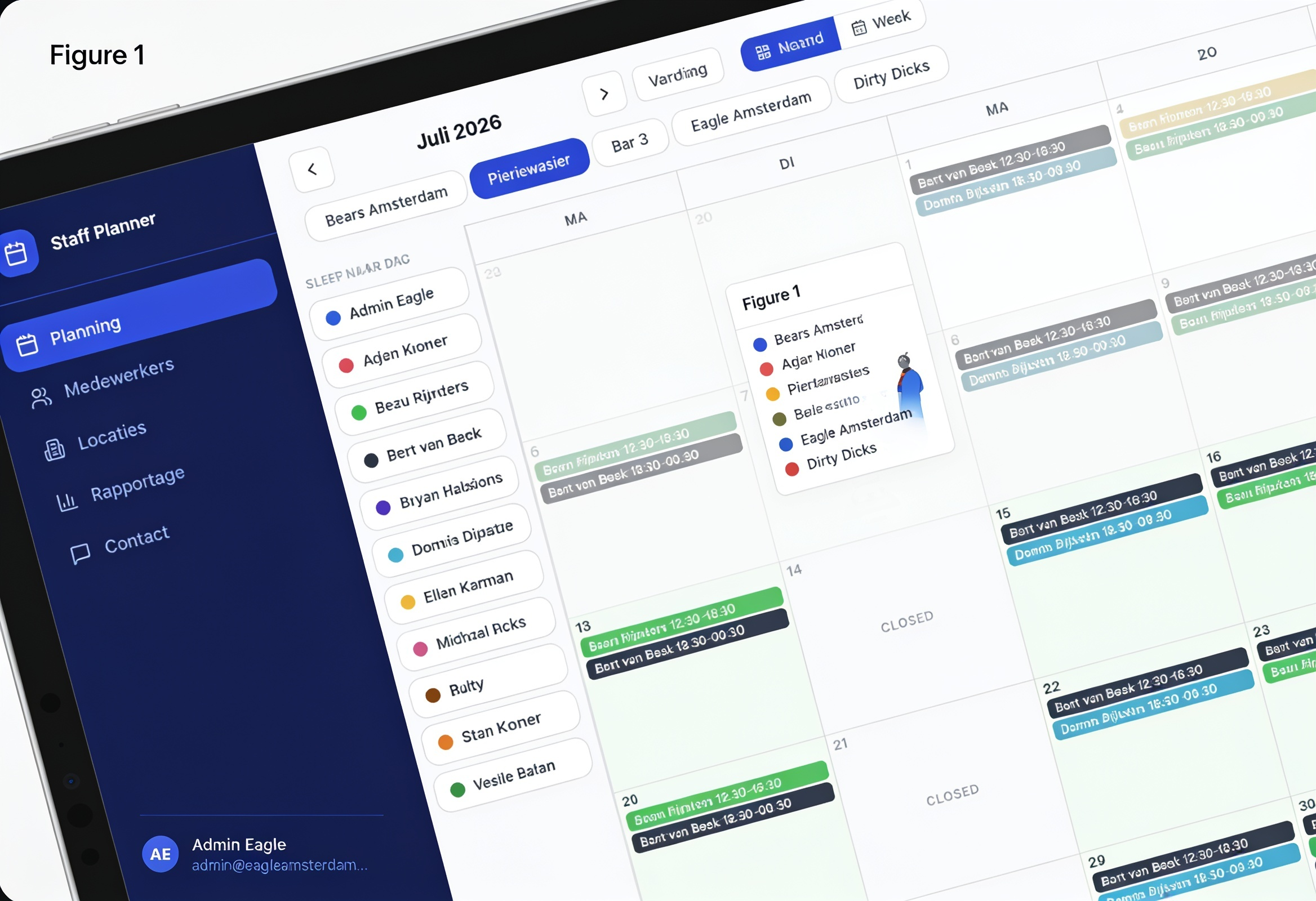 Roosterplanning software